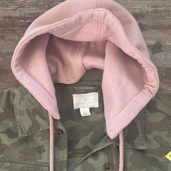 Caslon Cotton Camouflage Jacket. Size Small. New without tags. - Picture 8 of 11